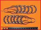 Set of 12 Shower Curtain Rings Hooks for Shower シャワーのために12シャワーカーテンリングフックのセット