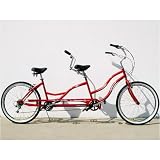 7- Speed Shimano Tandem Bicycle Burgundy