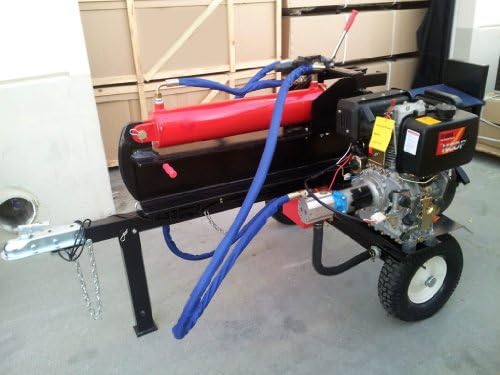 45 Ton 13HP Hydraulic DIESEL Log Wood Splitter Machine Electric Start Gas