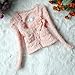 DFXIU 2pcs Kids Baby Girls Cardigan Clothes Pink Dress Outfit 4-5 Years Old