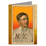 12 Notecards of Christy Mathewson, Pitcher New York Giants Portrait Baseball Card