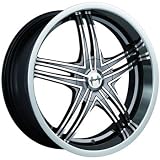 Mazzi Invasion 395 Black Wheel with Machined Lip (20x8.5)