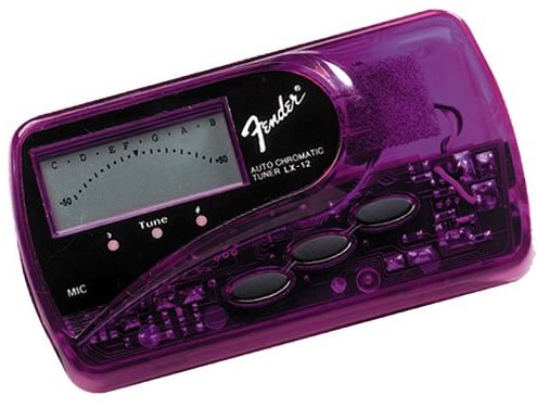MusicalInstruments: Fender LX 12 Auto chromatic tuner, Purple