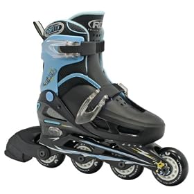 Click here to buy Roller Derby Boy's Cobra Adjustable Inline Skate.