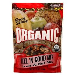 Good Sense Organic Feel 'N Good Fruit 'N Nut Mix, 6-Ounce Bag (Pack of 6)