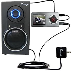 Click here to buy 10 Watt Battery Powered Portable Amplified Audio Speaker with Dual charger also charges the... by Gomadic.