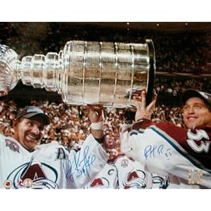 Buy Patrick Roy and Ray Bourque Colorado Avalanche 16x20 Autographed Photograph
