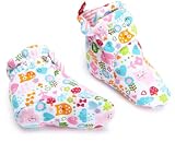 ZUTANO Mochi Booties, White, 6 Months