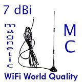 Buy 7 dBi Magnetic Mobile 3x WiFi Booster Antenna (for MC and Wardriving) 