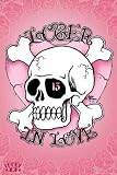 Lucky 13 - Loser - Tattoo-Poster Totenkopf Knochen Herz - Grösse 61x91,5 cm