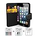 iPhone 4 case,iPhone 4s case,Wallet case,PU Leather case,by Mokai Start® ,Credit Card Holder,Flip Cover Skin Case Pouch[Black] for iPhone 4 4S+USB Data Cable(One year warranty)+ Screen Protector+ Stylus Pen