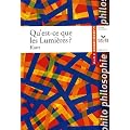 Qu'est-ce que les Lumi�res ?