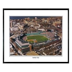 Boston Red Sox "Strike One" - 13.5"x39" Standard Black Frame