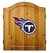Imperial Tennessee Titans Licensed Solid Pine Cabinet and Bristle Dartboard Set