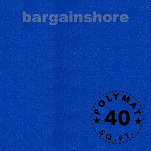 Polymat TM Quality 10 Ft Long By 4ft Wide ROYAL Blue 10ft Carpet Dj Speaker Enclosure Carpet Rv Truck Car Trunk Latex Backed Liner