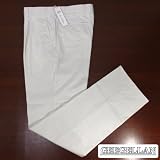 2124　日本製　春 夏　ワンタック　ストレッチ　コードレーン (細身のストライプ)　パンツ　男性用　紳士　メンズ　G&G　ホワイト（白）　　85