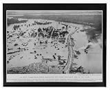 Historic Print (XL): In many flooded river towns practically the entire population fled to the levees / Offic