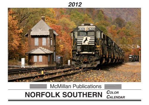 2012 Norfolk Southern Railroad Color Calendar