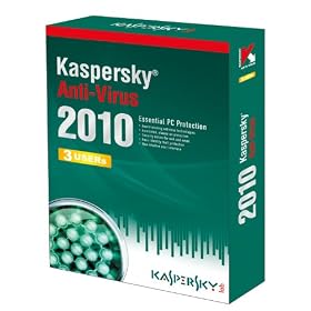 Kaspersky Anti-Virus 3 User, 1 Year License, 2010 (PC CD)