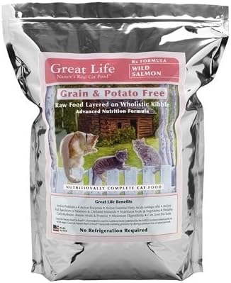 Great Life Grain Free Wild Salmon Dry Cat Food 3 lb.