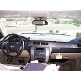 Black Brushed Suede Dash Cover: 2007-2012 Chevrolet Tahoe by Dash Designs