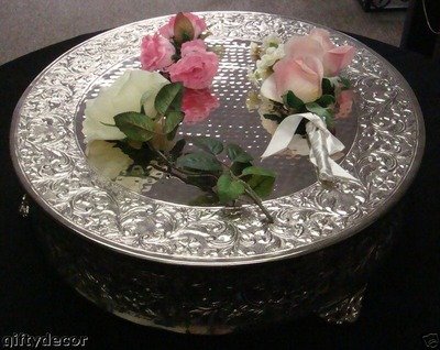 Classic Silver Wedding Cake Stand 16