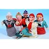 Handpuppen Sortiment Kasperlfiguren 6tlg m Krokodil