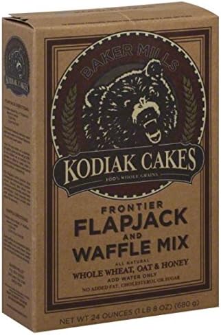 Baker Mills, Kodiak Cakes Frontier Flapjack & Waffle Mix, Whole Wheat, Oat & Honey - 1 LB 8 OZ