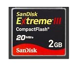 SanDisk Extreme III コンパクトフラッシュ 2GB 20MB/秒 SDCFX3-002G-J21A