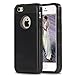 Ailun Phone Case Compatible with iPhone 5s iPhone SE(2016) iPhone 5 Soft TPU Bumper Hard Shell Solid PC Back Shock Absorption Anti Scratch Hybrid Dual Layer Slim Cover Black