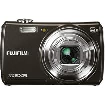 Fujifilm Finepix F200EXR Digital Camera - Black (12MP, 5x Optical Zoom) 3 inch LCD