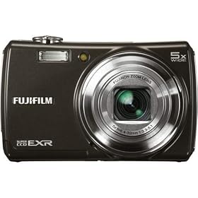 Fujifilm Finepix F200EXR Digital Camera - Black (12MP, 5x Optical Zoom) 3 inch LCD