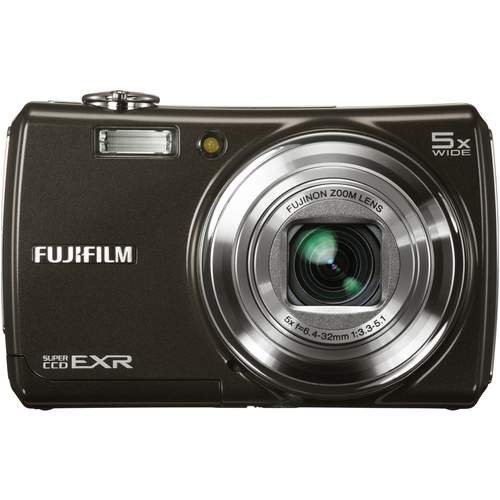Fujifilm Finepix F200EXR Digital Camera - Black (12MP, 5x Optical Zoom) 3 inch LCD