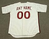 PHILADELPHIA PHILLIES 1980's Majestic Cooperstown Throwback Home Jersey Customized with Any Name & Number(s), 2XL