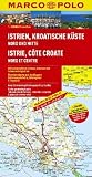 MARCO POLO Karte Istrien, Kroatische K�ste Nord und Mitte 1:200.000: Mit landschaftlich sch�nen Strecken und Sehensw�rdigkeiten. �bersichtskarte zum ... Entfernungstabelle, Ortsregister, 5 Citypl�ne title=