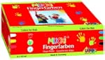 Mucki 2316 - Fingerfarben 6er Set 150 ml