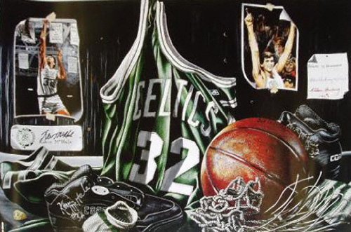 Kevin McHale Boston Celtics ''Tribute to Greatness'' Autographed Litho By Allen Hackney