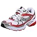 Saucony Women's ProGrid Ride Running Shoe,White/Red,9.5 W
