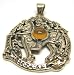 Norse God Odin Bronze Pendant Viking Pagan