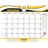 Michigan Wolverines NCAA 22 x 17 Academic Desk Calendar