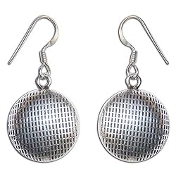 Silver Earring for Girls Dangle Style 1.35 inches (ers256)