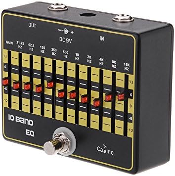 Guitar Effect Pedal Input DC 9V Equalizer True Bypass