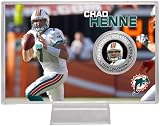Highland Mint NFL Miami Dolphins Chad Henne Silver Coin Card