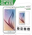 amFilm Galaxy S6 Screen Protector Tempered Glass (Front) and PET (Back) Screen Protector for Samsung Galaxy S6 (NOT S6 Edge) (1-Pack) [in Retail Packaging] [Lifetime Warranty]
