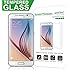 amFilm Galaxy S6 Screen Protector Tempered Glass (Front) and PET (Back) Screen Protector for Samsung Galaxy S6 (NOT S6 Edge) (1-Pack) [in Retail Packaging] [Lifetime Warranty]