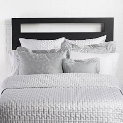 Home Source Rayon Made From Bamboo Cotton Jacquard King Duvet, Slate