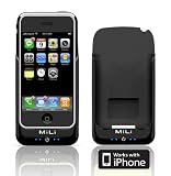MiLi Power Pack Case and Rechargeable Battery for iPhone 2G/3G/3GS - Solid Black