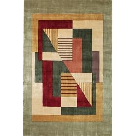 Contempo Rug 9'6x13'6 Green by Home Decorators Collection