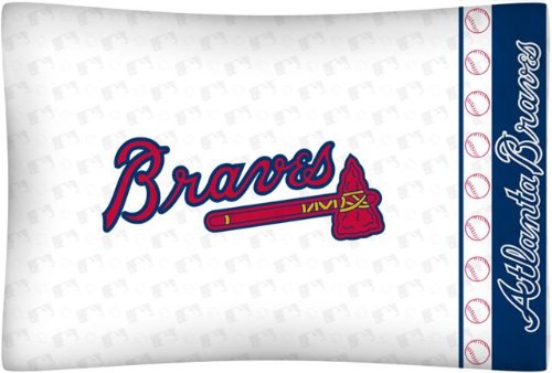 Atlanta Braves Standard Pillowcase Bedding