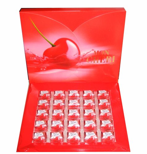 Mon Cheri Liquor Filled Chocolate Covered Cherries 25 count